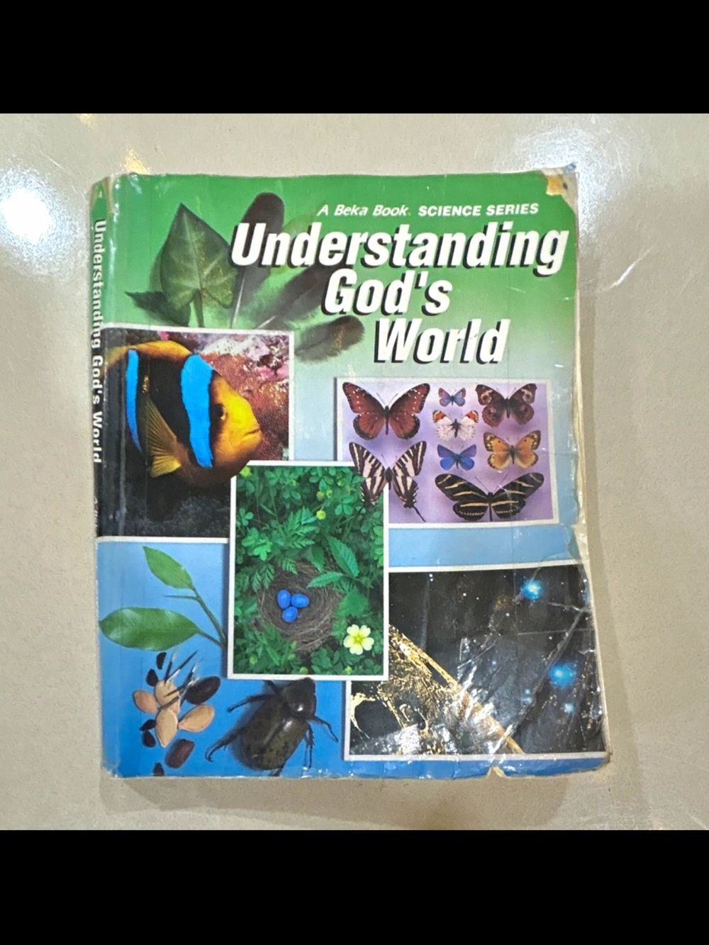 Understanding God's World Science Textbook - Green Blue Cover